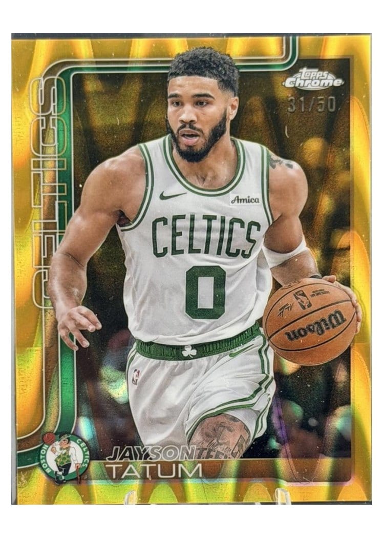 2025 Topps Chrome Jayson Tatum #49 card