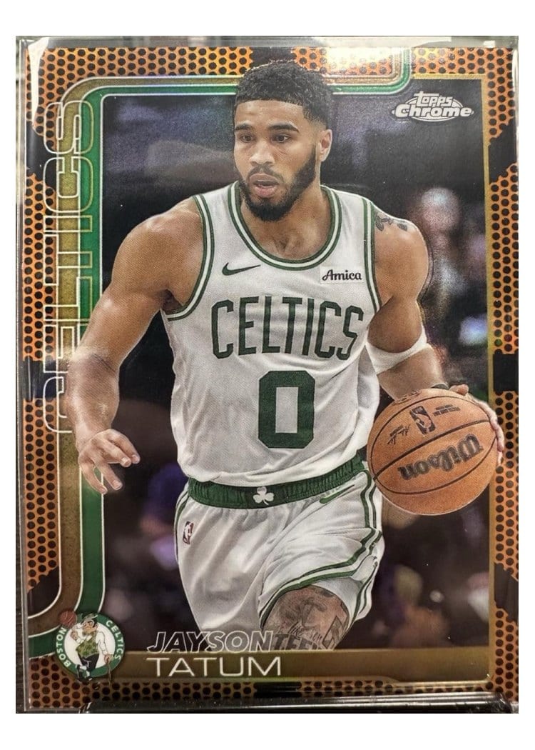 2025 Topps Chrome Jayson Tatum #49 card