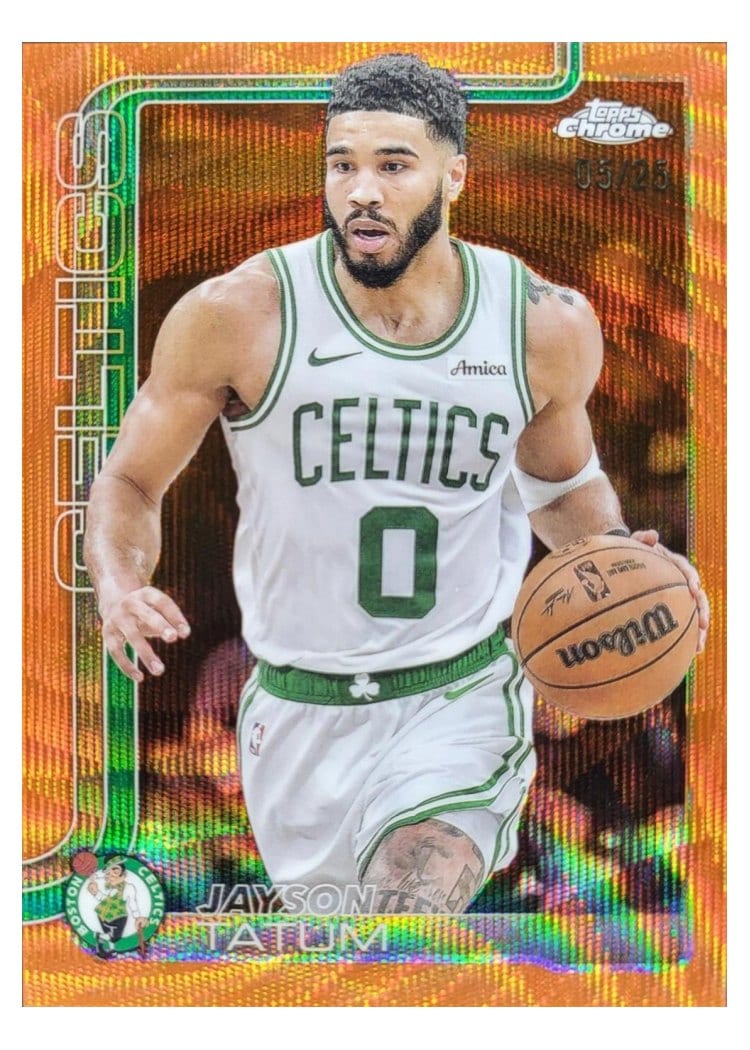 2025 Topps Chrome Jayson Tatum #49 card