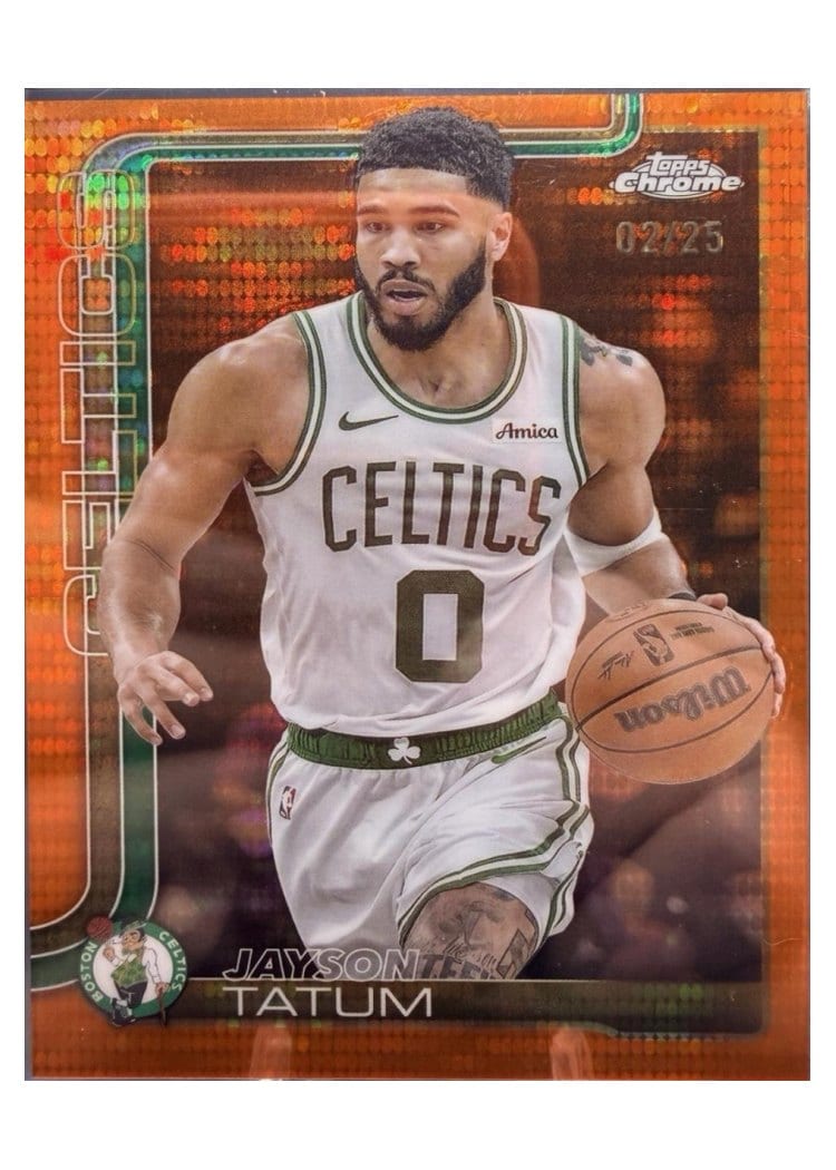 2025 Topps Chrome Jayson Tatum #49 card