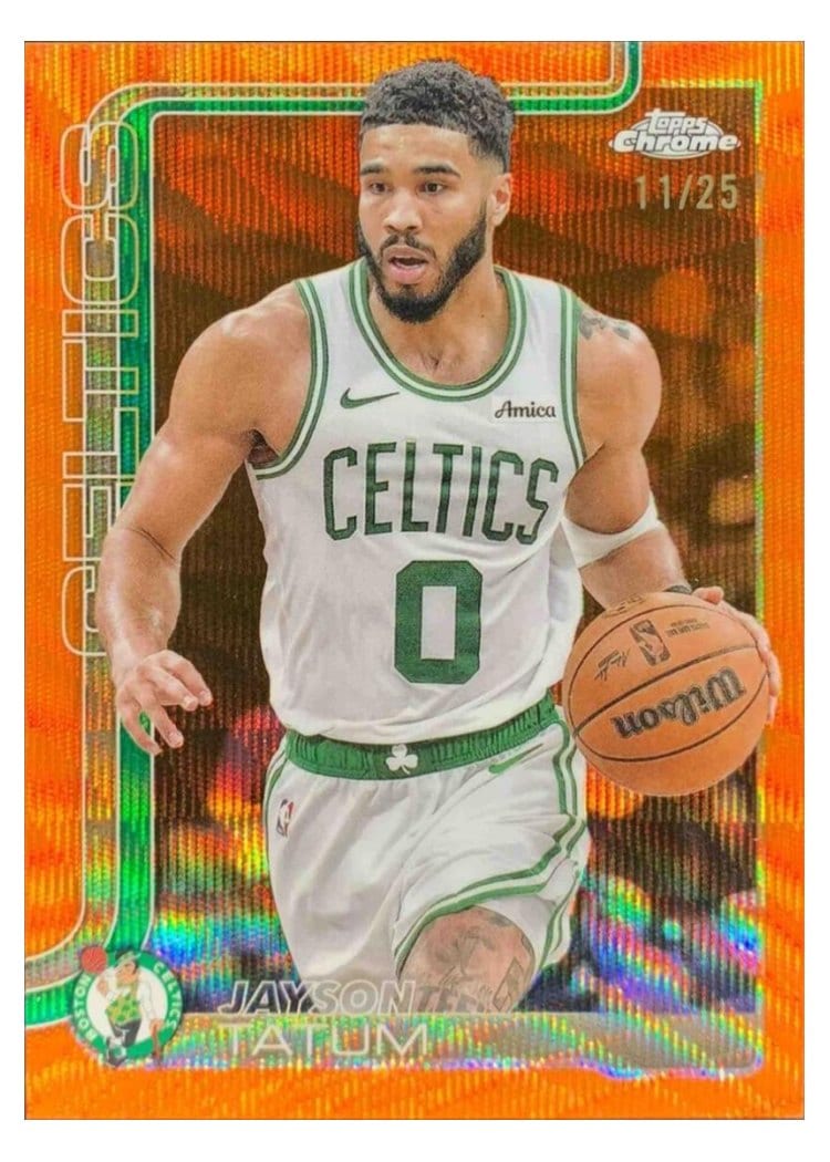 2025 Topps Chrome Jayson Tatum #49 card
