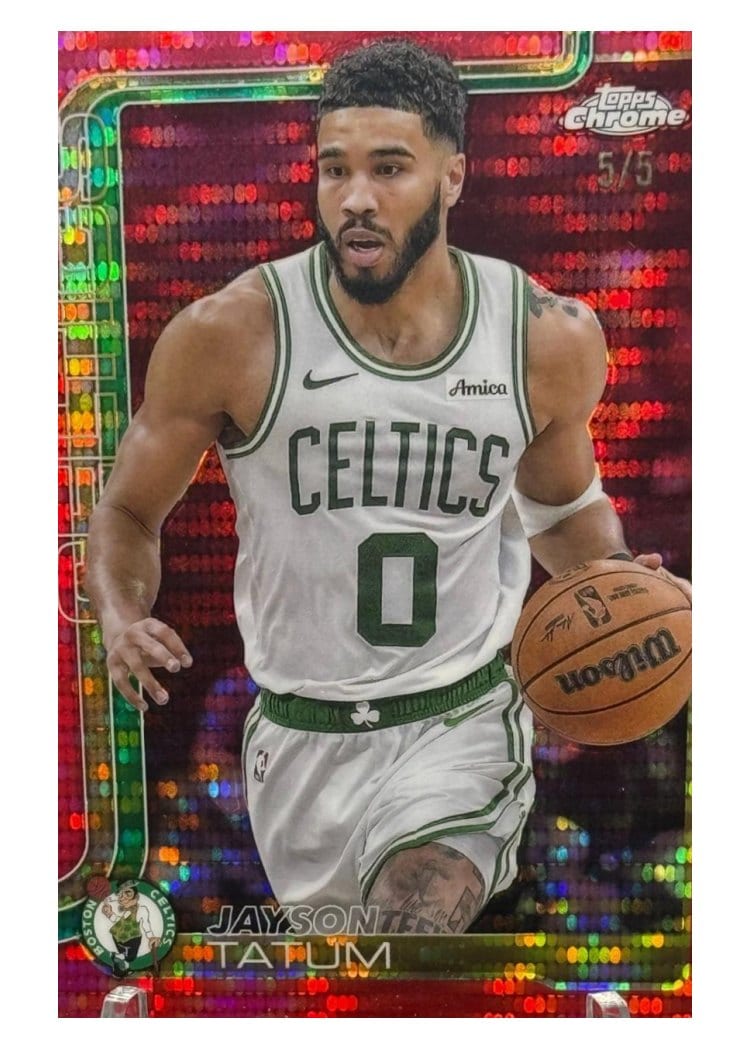 2025 Topps Chrome Jayson Tatum #49 card