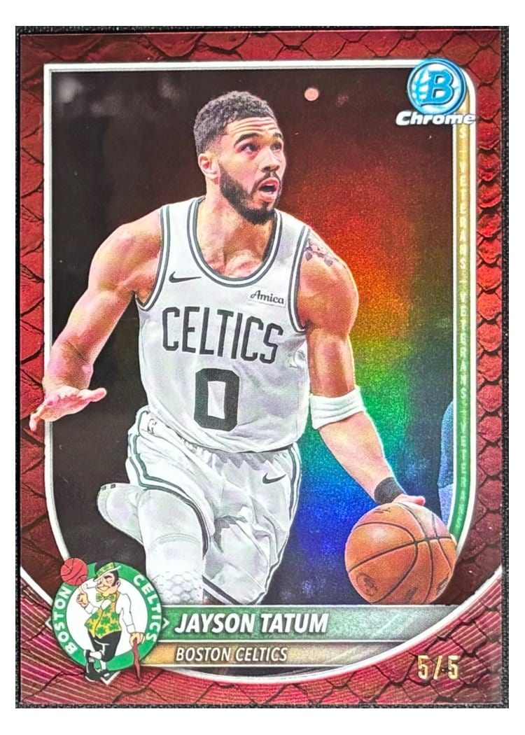 2025 Topps Chrome Jayson Tatum #49 card