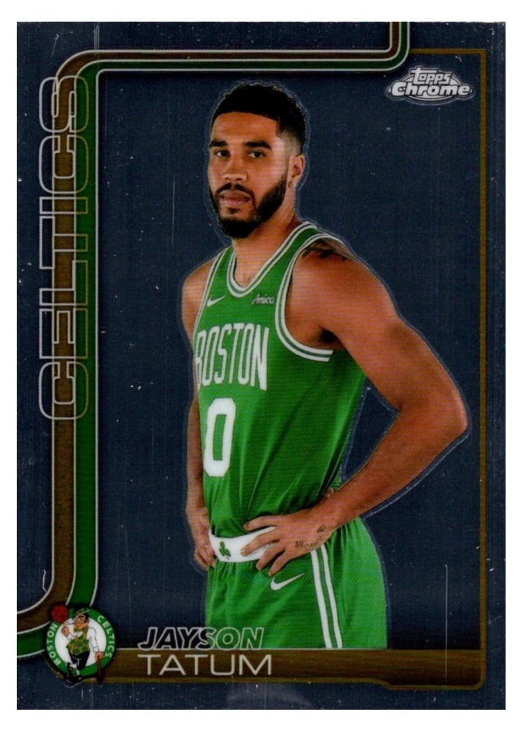 2025 Topps Chrome Jayson Tatum #49 card