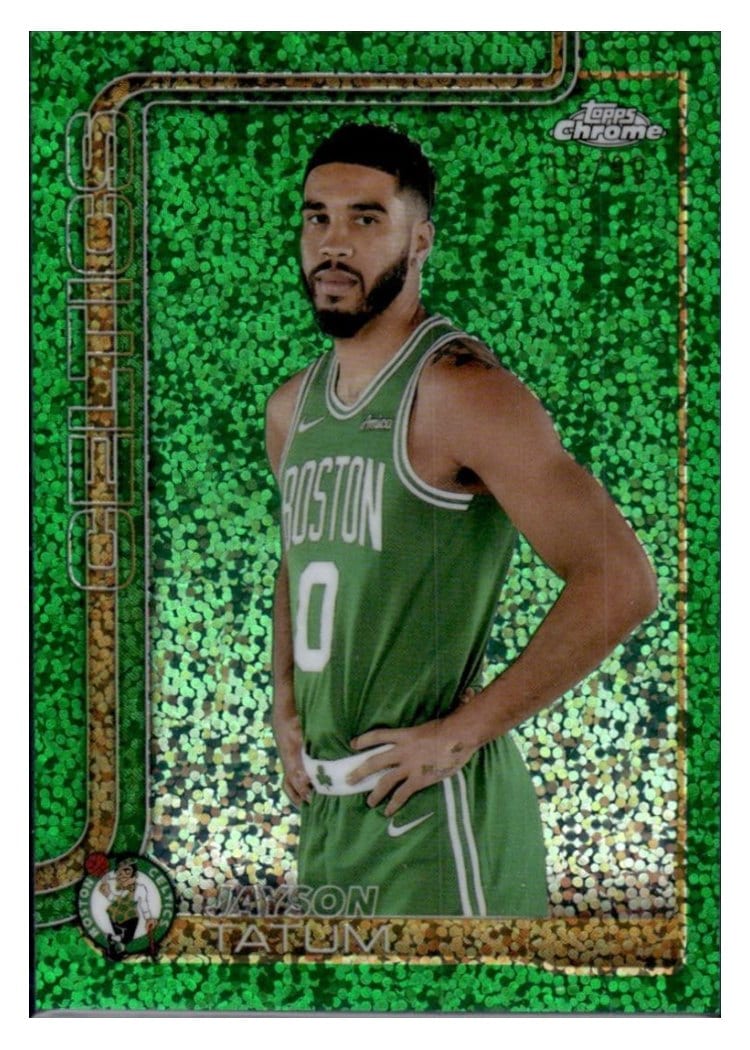 2025 Topps Chrome Jayson Tatum #49 card