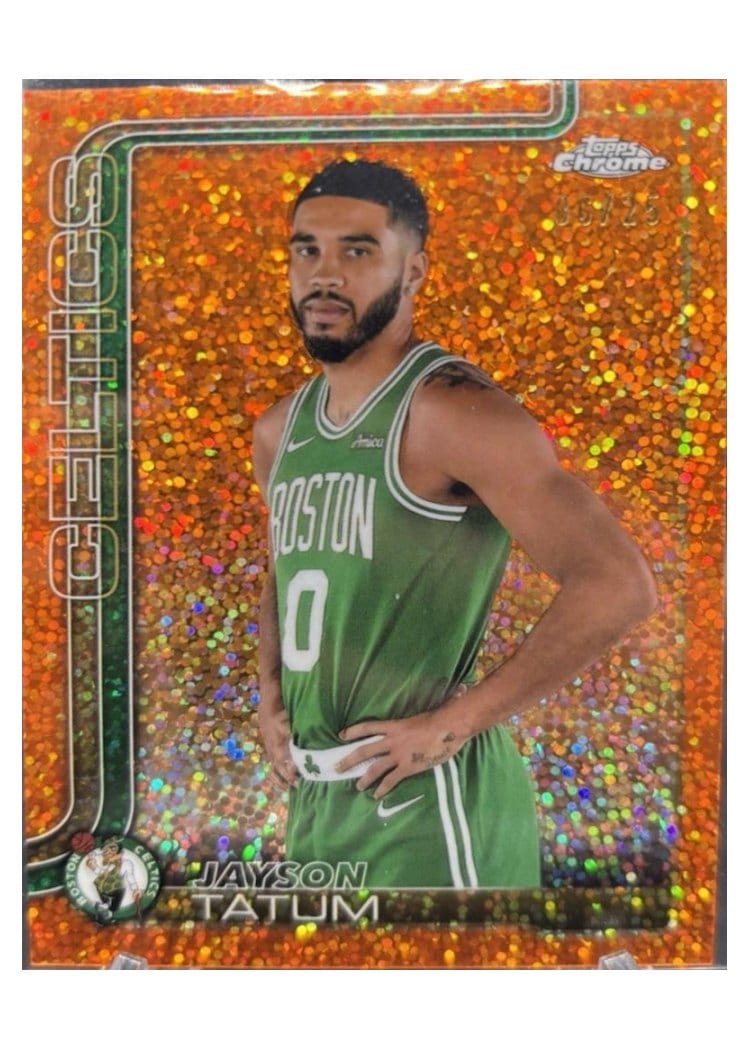 2025 Topps Chrome Jayson Tatum #49 card
