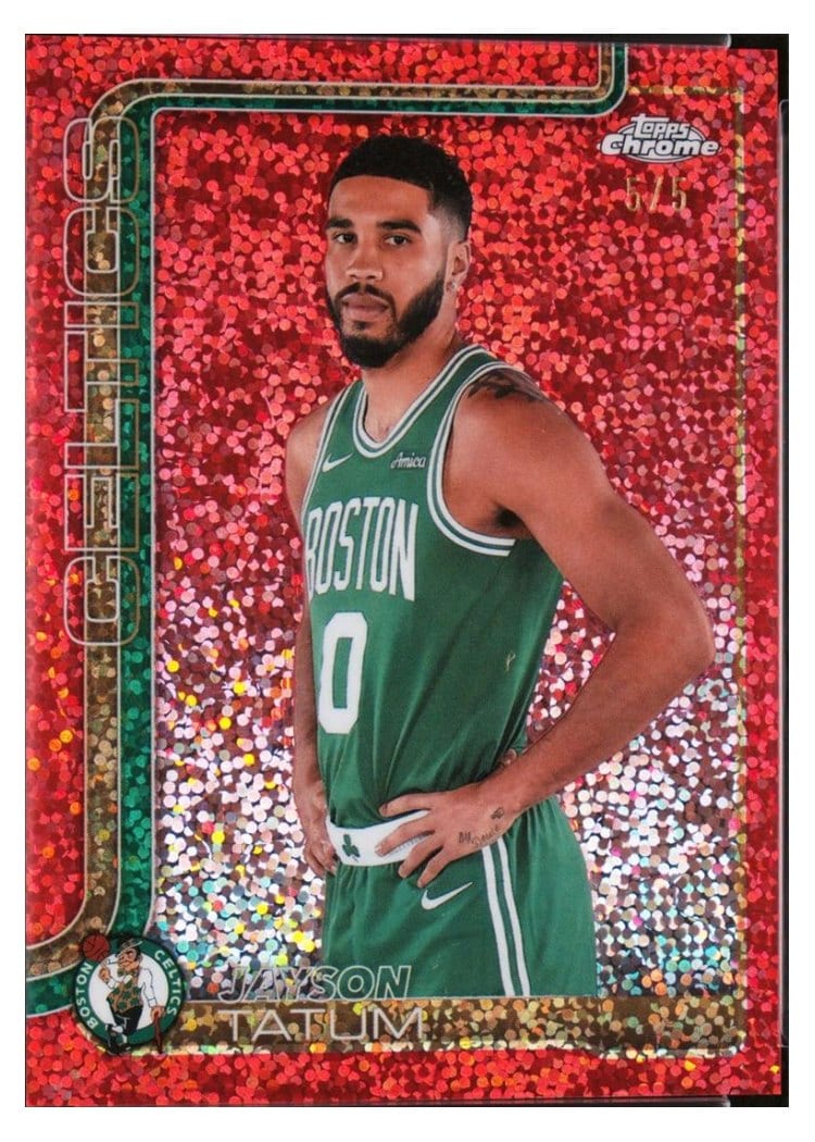 2025 Topps Chrome Jayson Tatum #49 card