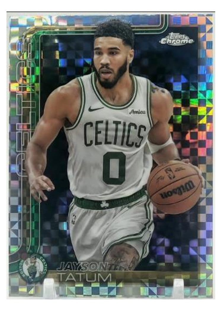 2025 Topps Chrome Jayson Tatum #49 card