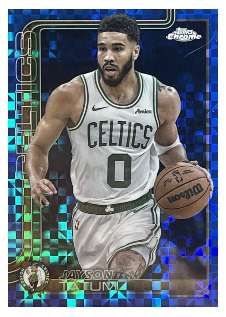 2025 Topps Chrome Jayson Tatum #49 card