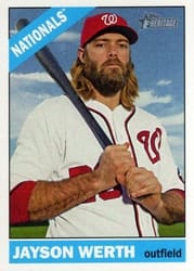 2015 Topps Heritage Base Set Jayson Werth #295 card