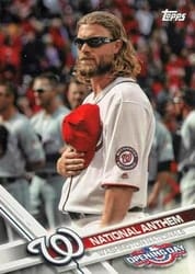2017 Topps Opening Day National Anthem Jayson Werth #NA-18 card