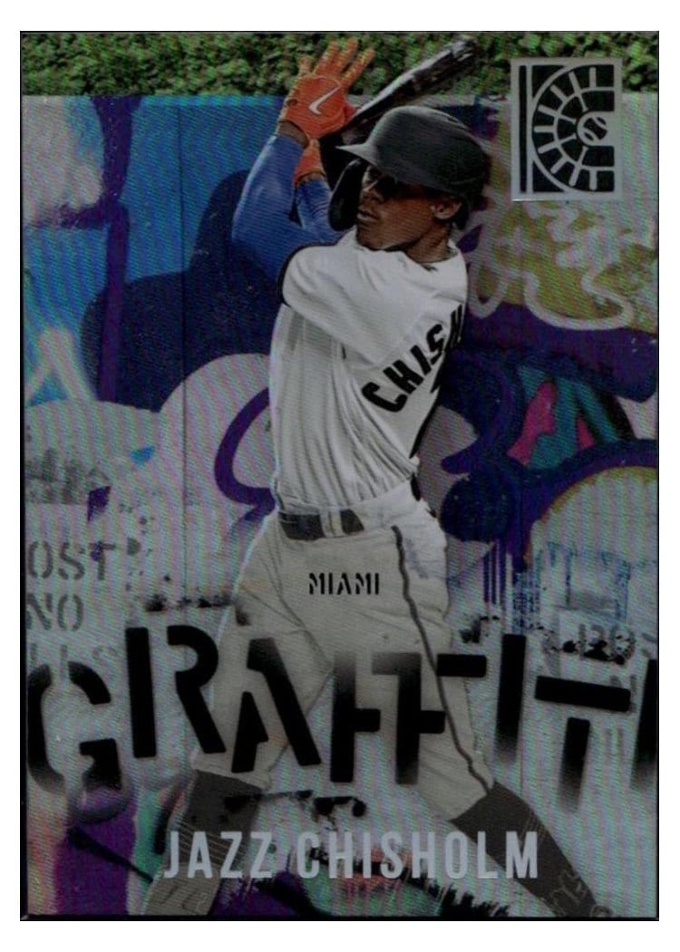 Jazz Chisholm 2022 Panini Capstone Graffiti card