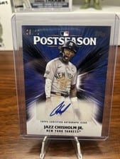Jazz Chisholm Jr. 2025 Topps Postseason Performance Autograph card