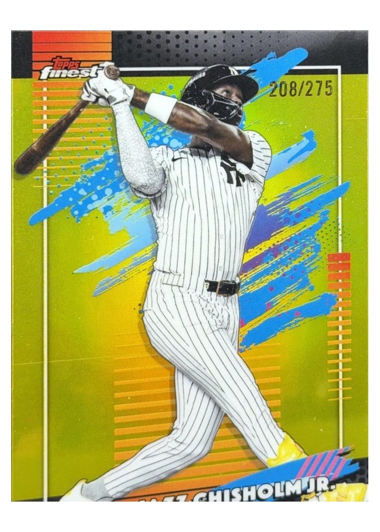 2026 Topps Finest Jazz Chisholm Jr. #181 card