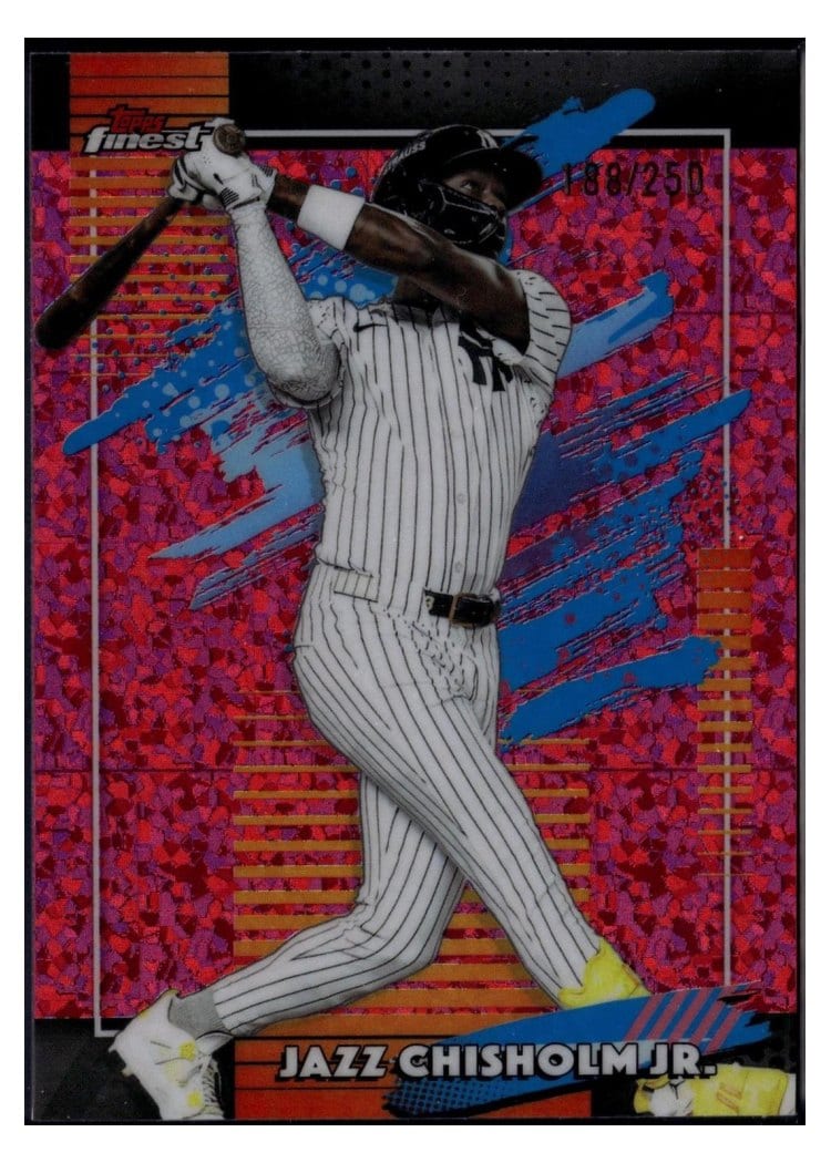 2026 Topps Finest Jazz Chisholm Jr. #181 card