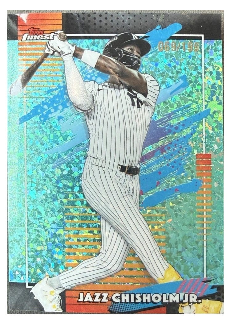 2026 Topps Finest Jazz Chisholm Jr. #181 card