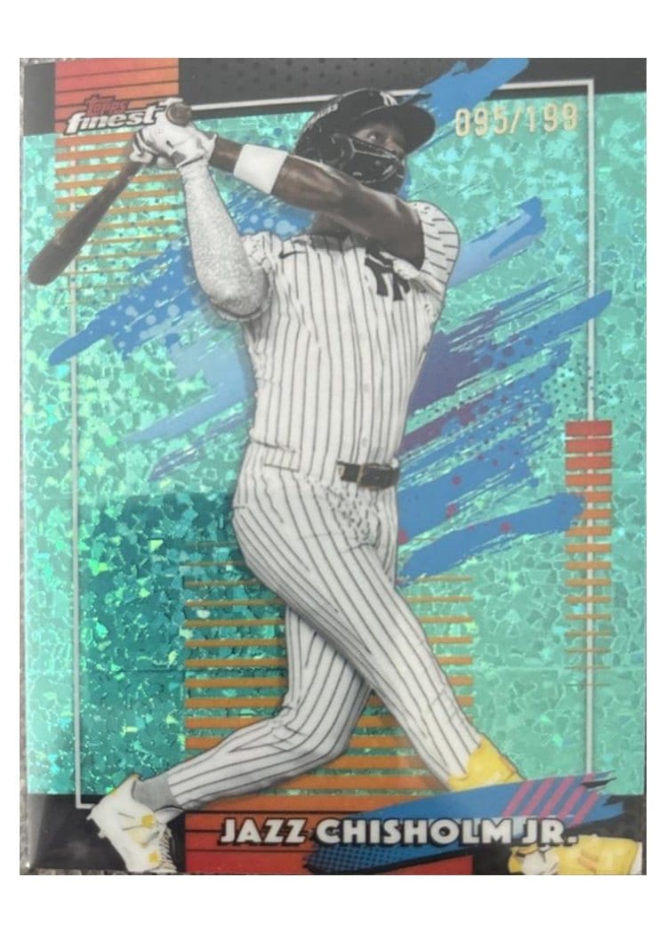 2026 Topps Finest Jazz Chisholm Jr. #181 card