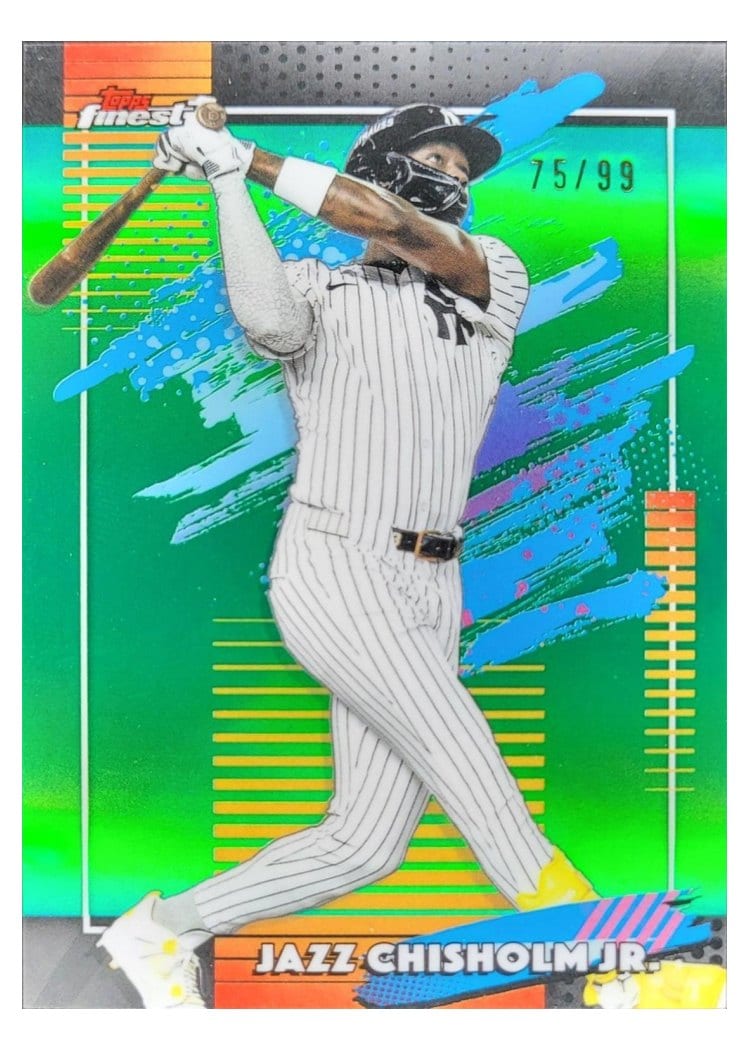 2026 Topps Finest Jazz Chisholm Jr. #181 card