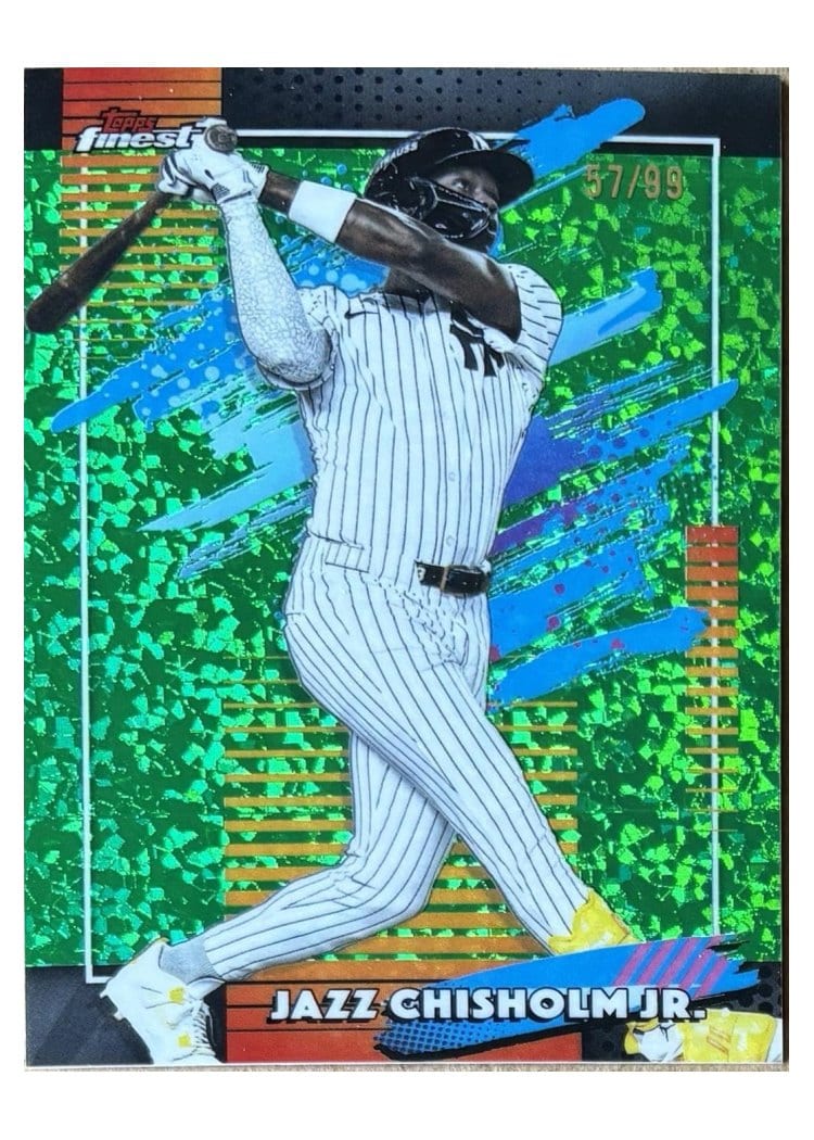 2026 Topps Finest Jazz Chisholm Jr. #181 card