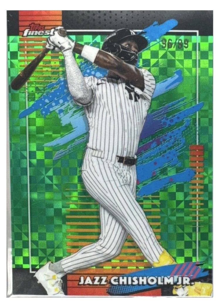2026 Topps Finest Jazz Chisholm Jr. #181 card