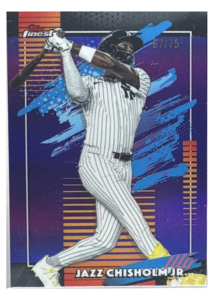 2026 Topps Finest Jazz Chisholm Jr. #181 card
