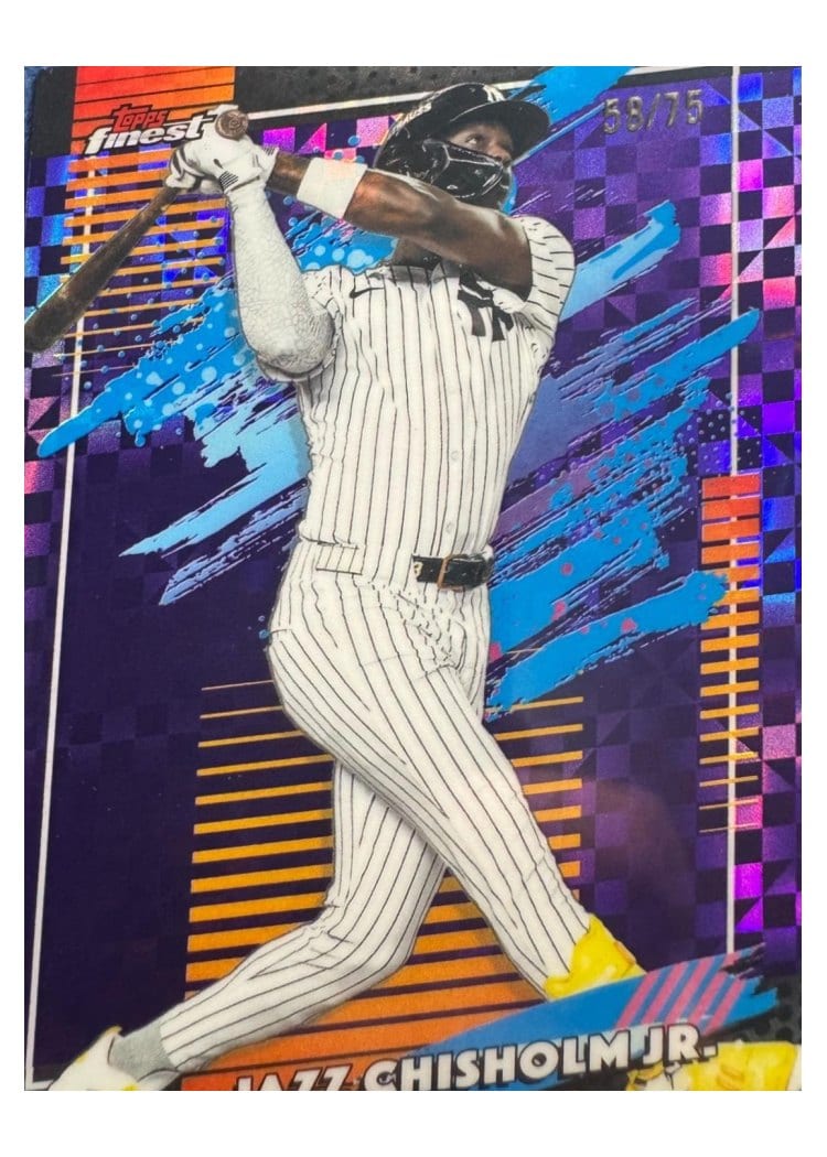 2026 Topps Finest Jazz Chisholm Jr. #181 card