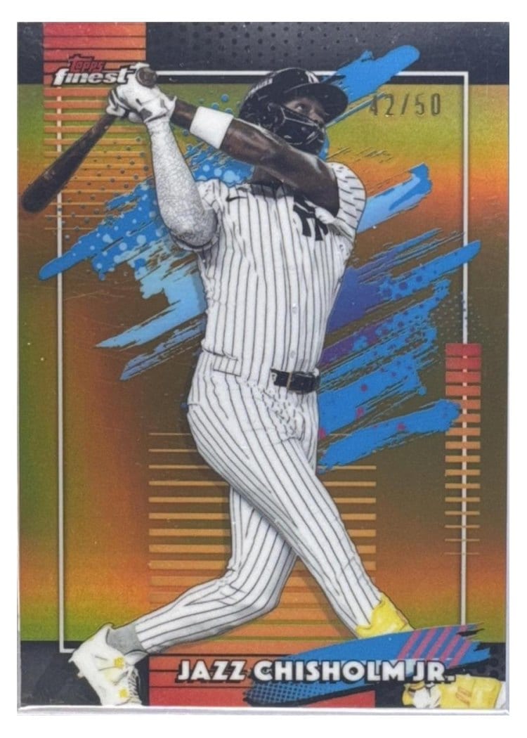 2026 Topps Finest Jazz Chisholm Jr. #181 card