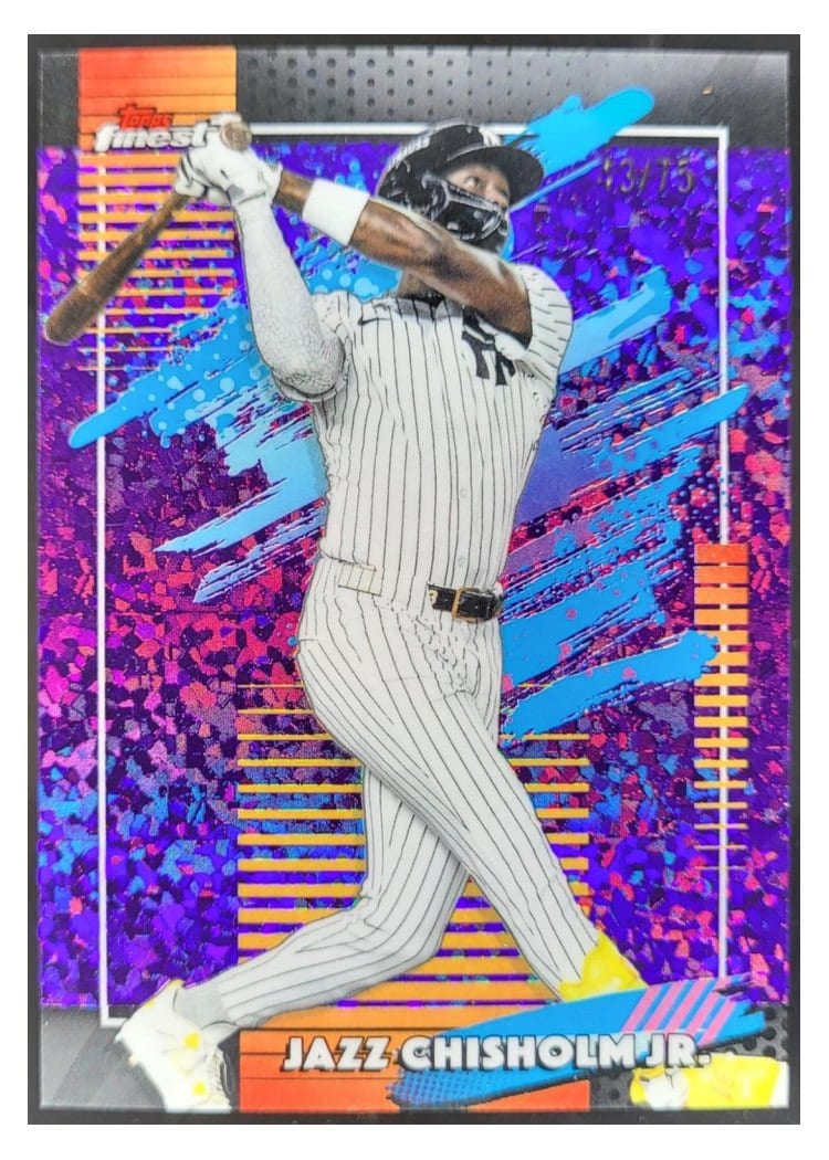 2026 Topps Finest Jazz Chisholm Jr. #181 card