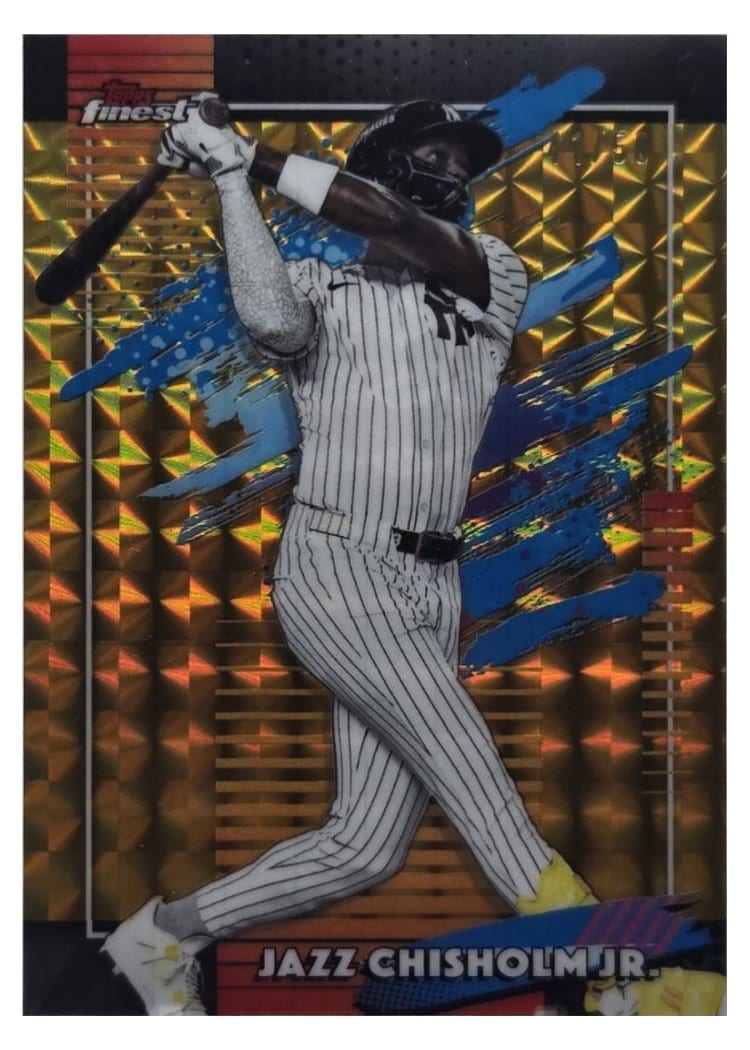 2026 Topps Finest Jazz Chisholm Jr. #181 card