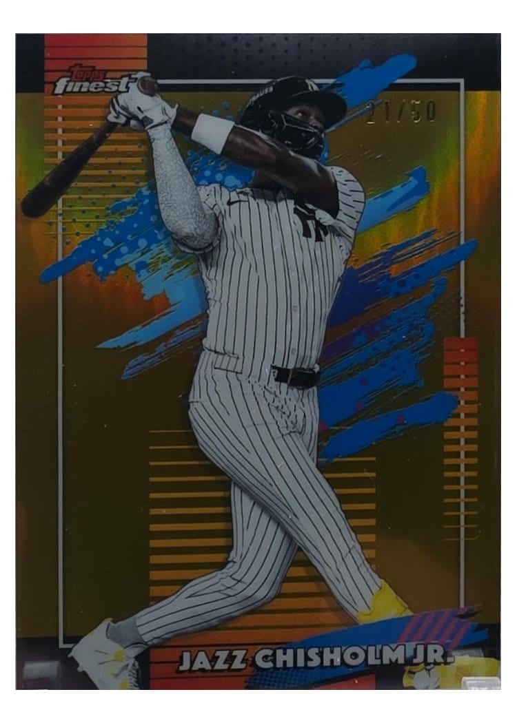 2026 Topps Finest Jazz Chisholm Jr. #181 card