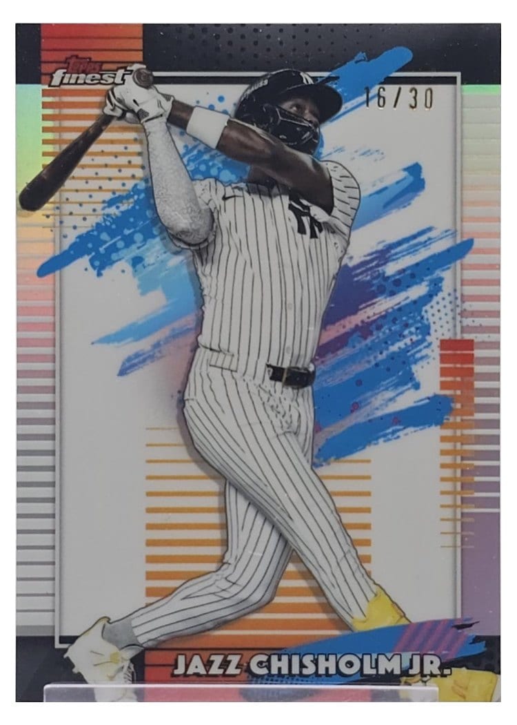 2026 Topps Finest Jazz Chisholm Jr. #181 card