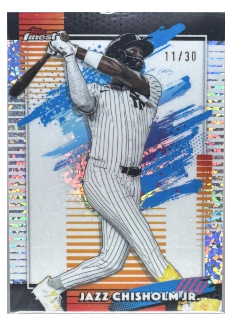 2026 Topps Finest Jazz Chisholm Jr. #181 card