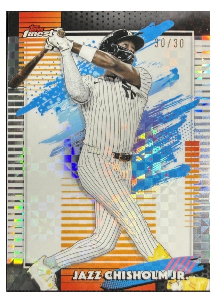 2026 Topps Finest Jazz Chisholm Jr. #181 card