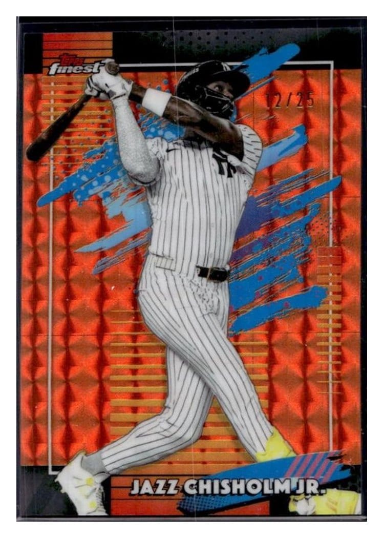 2026 Topps Finest Jazz Chisholm Jr. #181 card