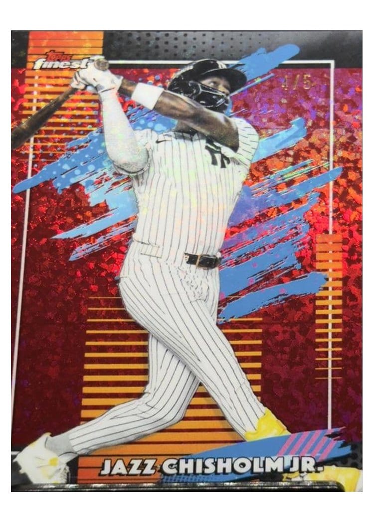 2026 Topps Finest Jazz Chisholm Jr. #181 card