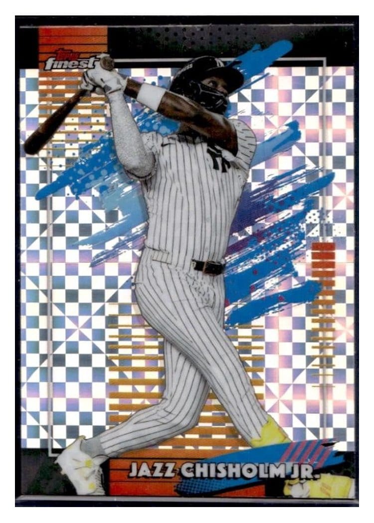 2026 Topps Finest Jazz Chisholm Jr. #181 card
