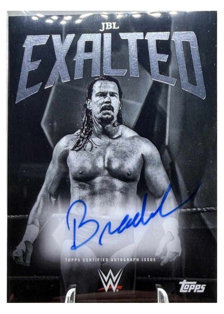 2025 Topps Exalted WWE Wrestling Black and White Signatures JBL #BWS-JBL card