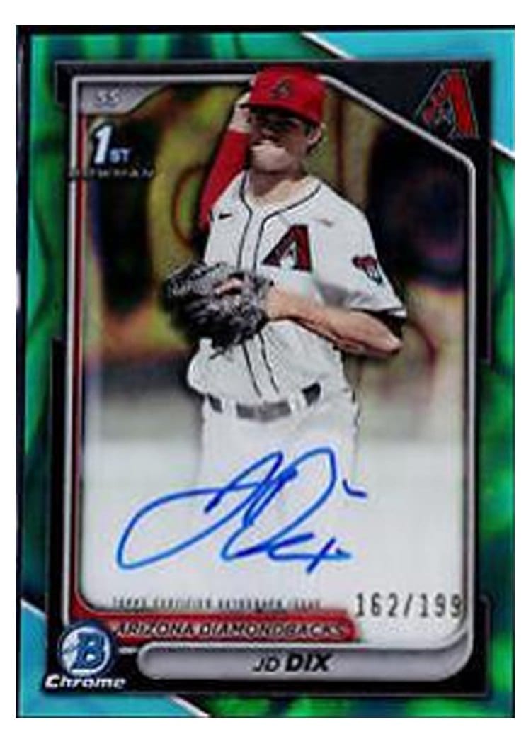 2024 Bowman Draft Chrome Prospect Autographs JD Dix #CPA-JD card