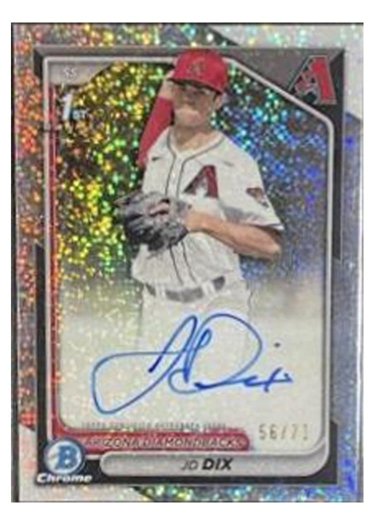 2024 Bowman Draft Chrome Prospect Autographs JD Dix #CPA-JD card