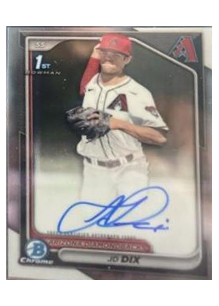 2024 Bowman Draft Chrome Prospect Autographs JD Dix #CPA-JD card
