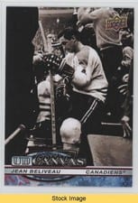 2025-26 Upper Deck UD Canvas Retired Jean Beliveau #C-252 card