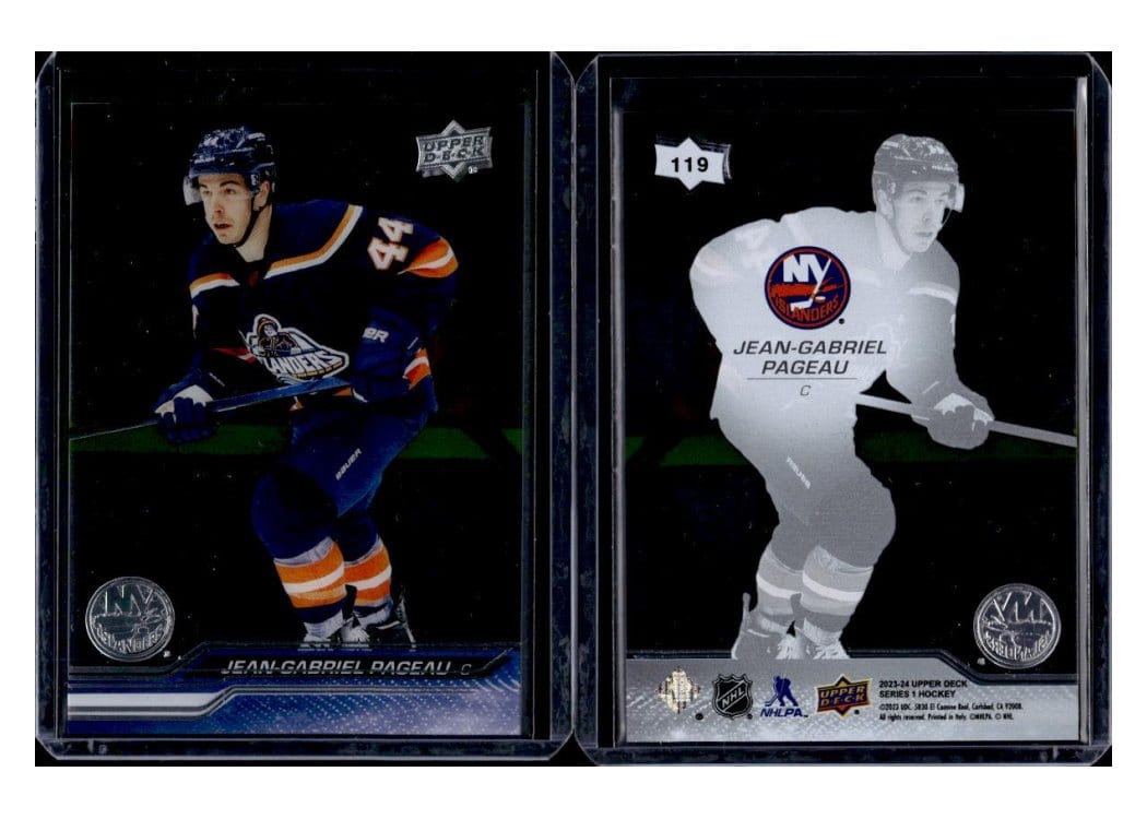 2023-24 Upper Deck Base Set Jean-Gabriel Pageau #119 card