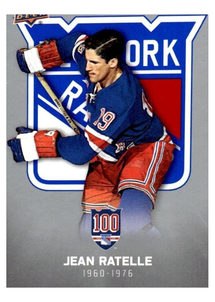 2025-26 Upper Deck New York Rangers Centennial Base Set Jean Ratelle #7 card