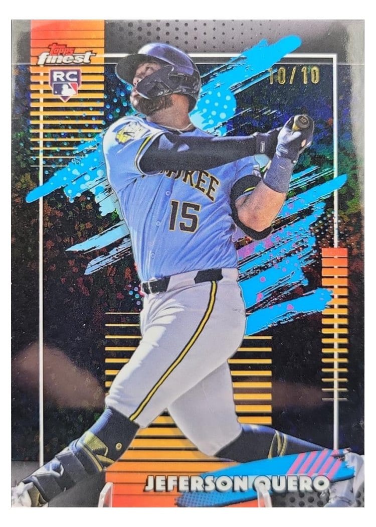 2026 Topps Finest Jeferson Quero Black X-Fractor #103 card