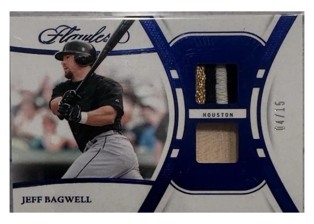 2024 Panini Flawless Dual Patches Jeff Bagwell #DU-JBW card