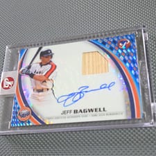 2024 Topps Pristine Pieces Autograph Relic Jeff Bagwell #PPAR-JB card
