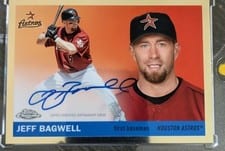 2025 Topps Chrome Platinum Autographs Jeff Bagwell #CPA-JBA card