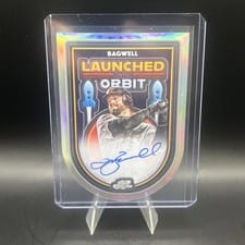 2025 Topps Cosmic Chrome Launched Into Orbit Autographs Jeff Bagwell #LIOA-JB card
