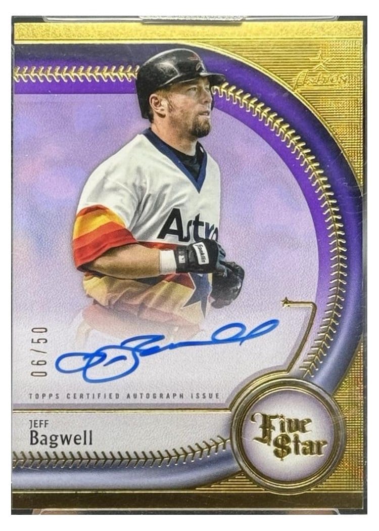 2025 Topps Five Star Field Access Jeff Bagwell #FA-JB card