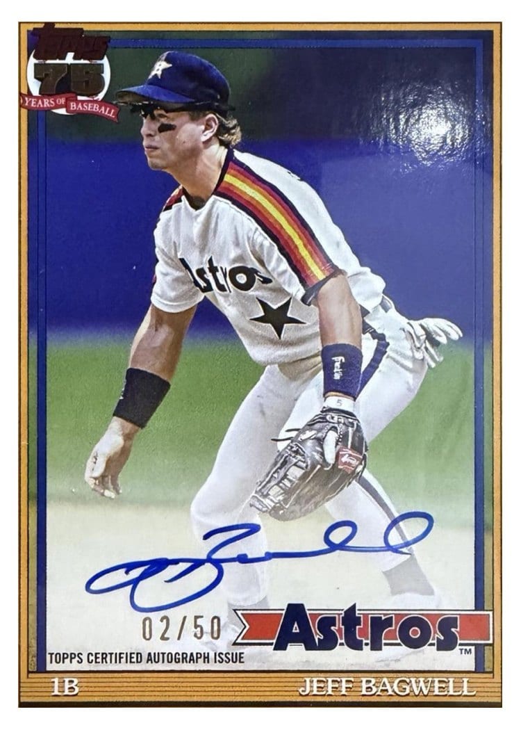 2026 Topps 1991 Topps Autographs Jeff Bagwell #91A-JB card